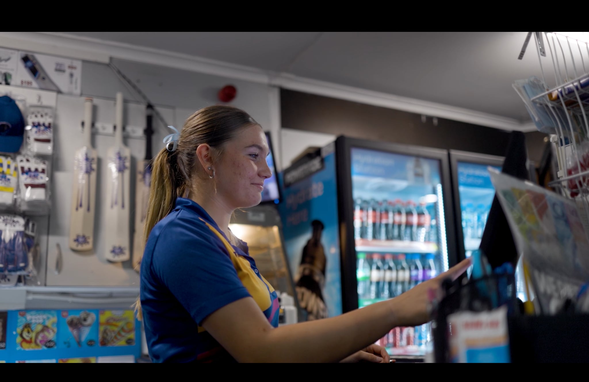 Summa at the Gold Coast Indoor Sport kiosk
